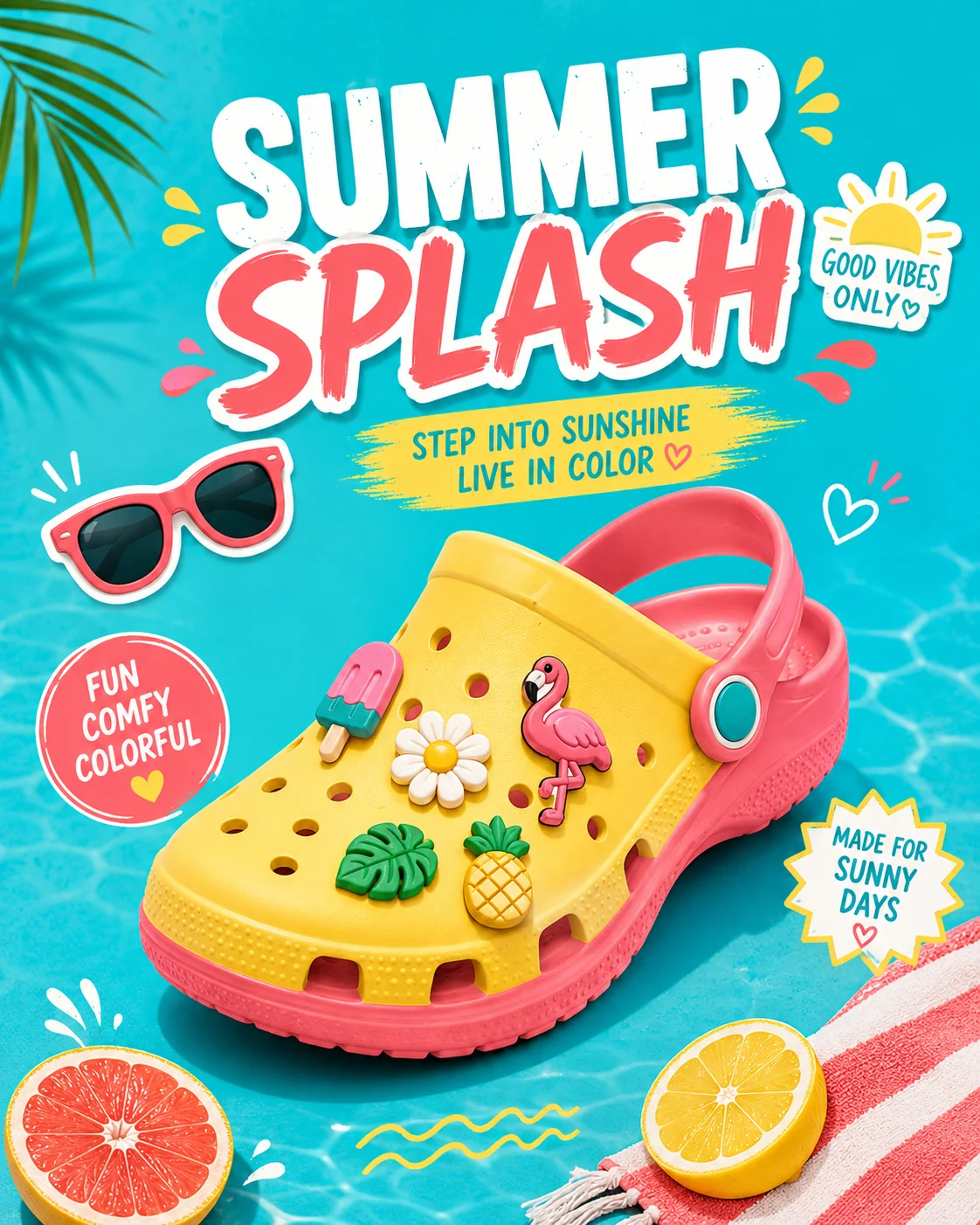 Crocs Summer Splash kampanya görseli